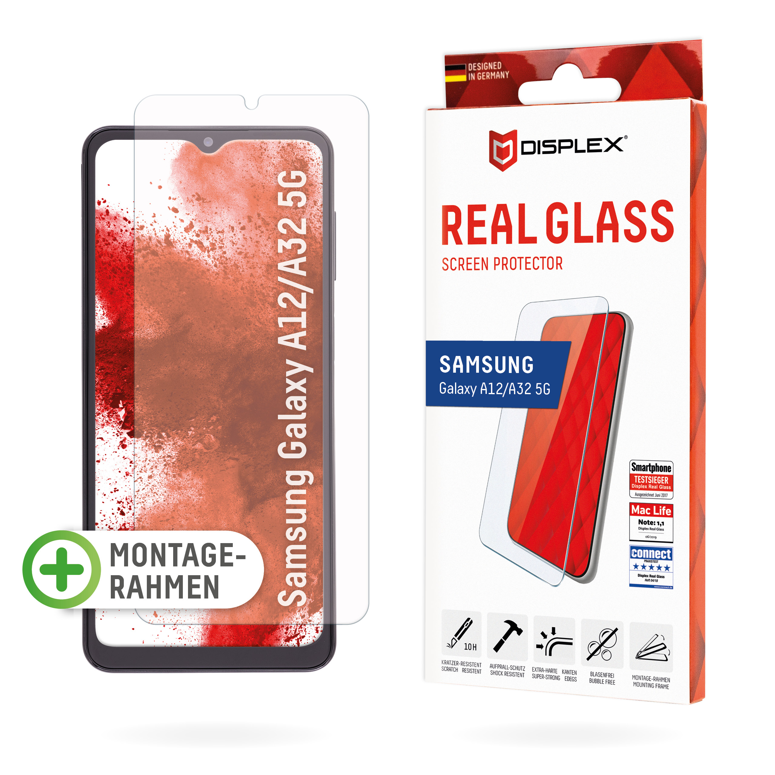 Samsung Galaxy A12/A32 5G Schutzglas (2D)
