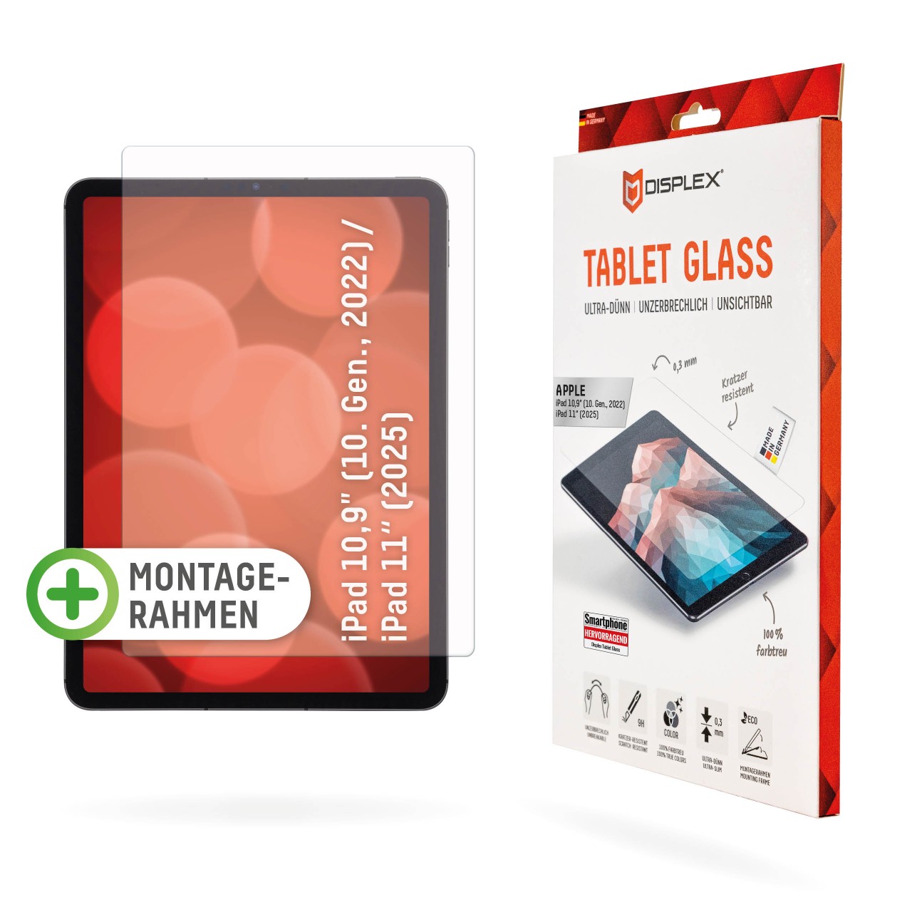 Apple iPad 10,9" (10. Gen., 2022)/iPad 11" (2025) Tablet Glass