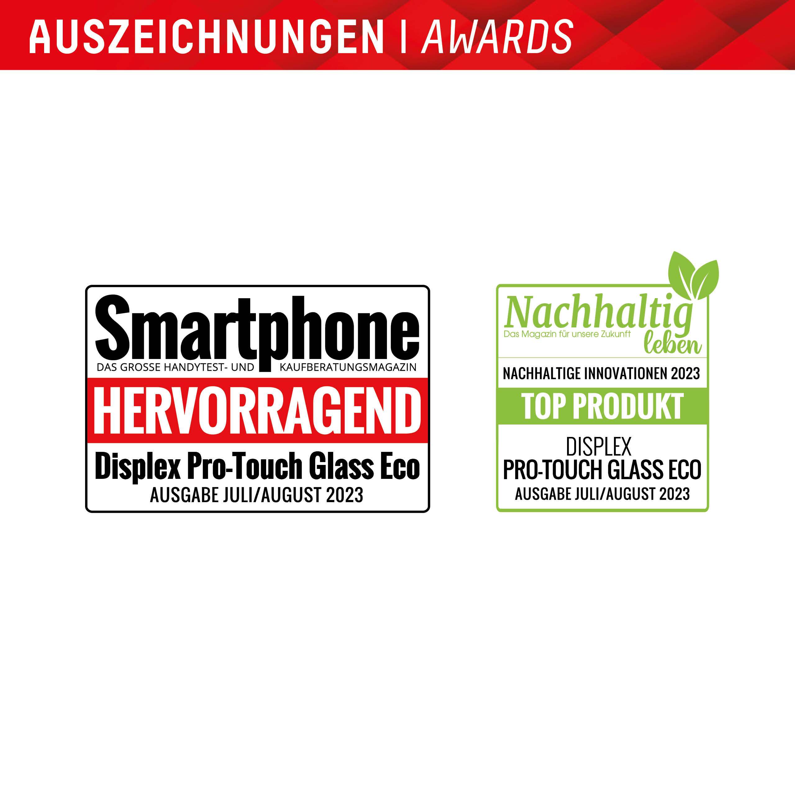 S23 Ultra Nachhaltiges Panzerglas | DISPLEX®