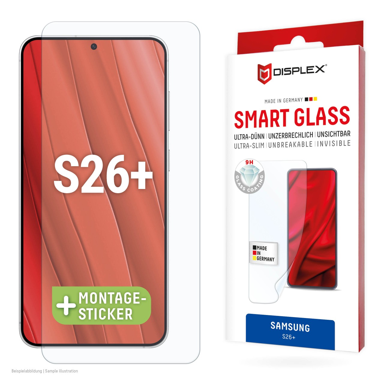 Samsung Galaxy S26+ Displayschutzfolie (9H)