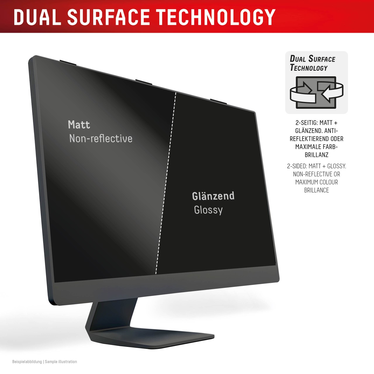 Desktop Blickschutzfilter für Universal 21,5" (16:9)