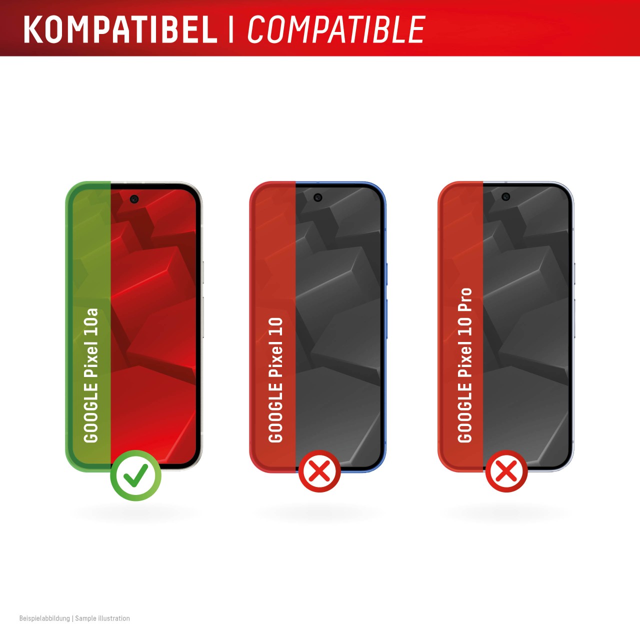 Google Pixel 10a Panzerglas (2D)