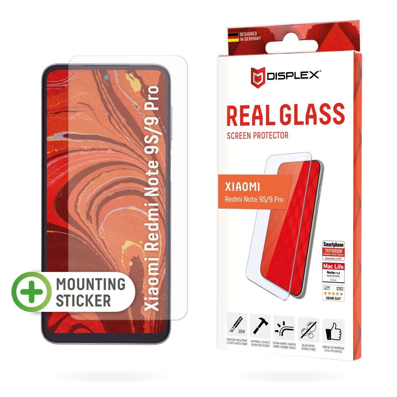 Redmi Note 9S/9 Pro Screen Protector (2D)