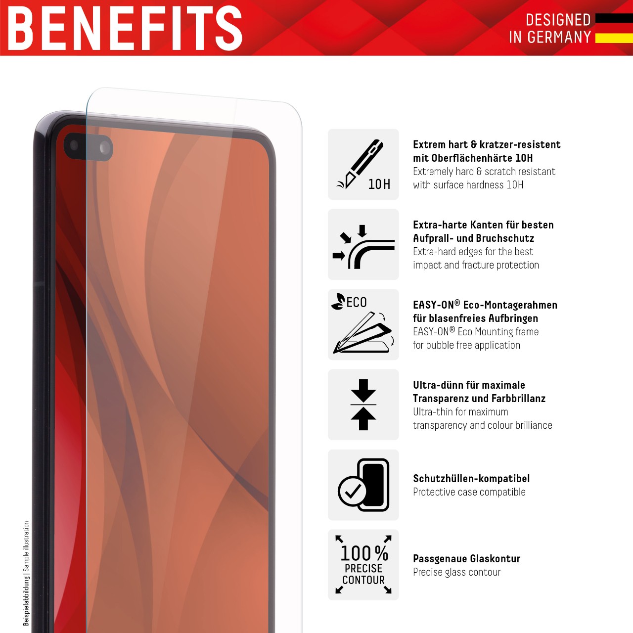 Huawei P30 Lite Schutzglas (2D)