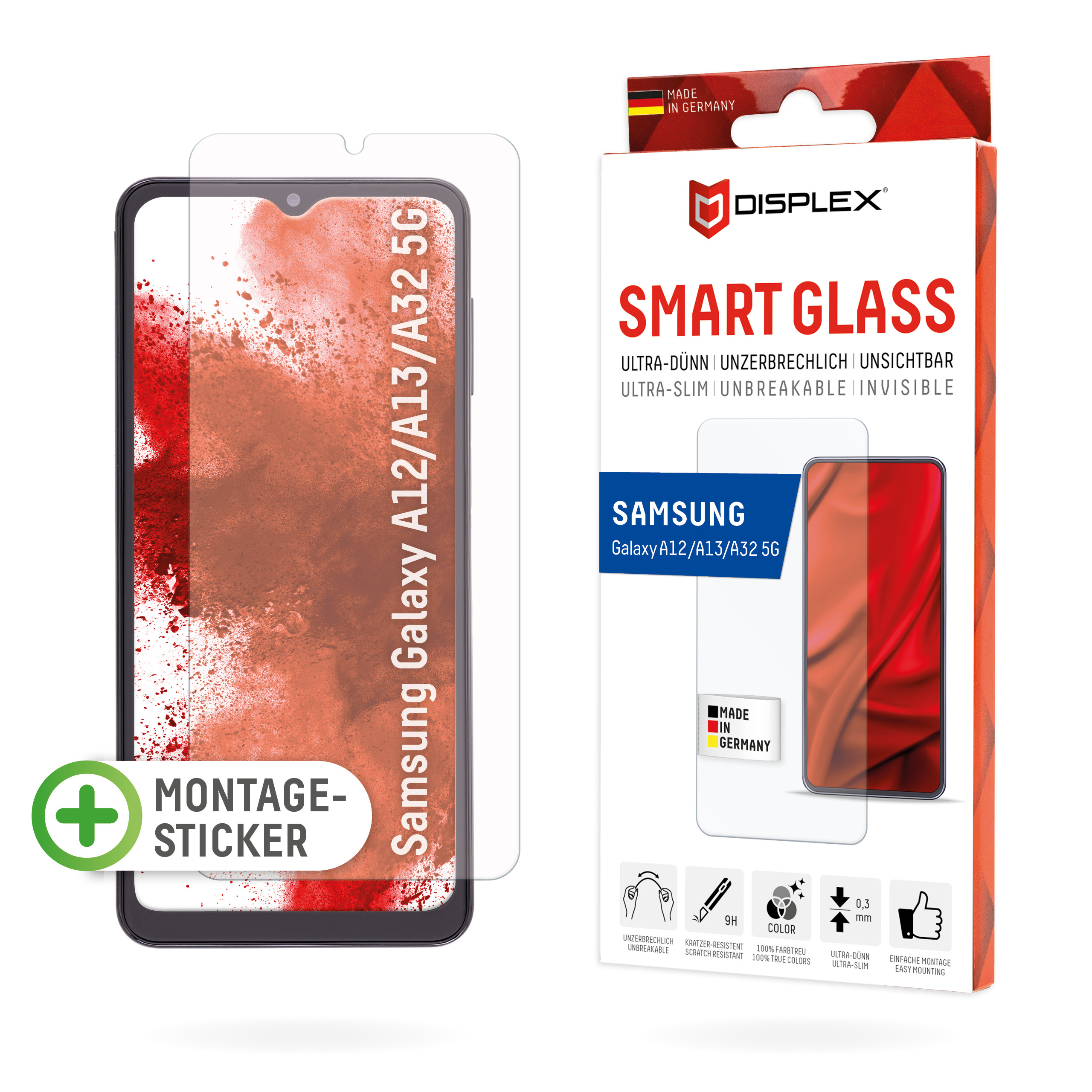 Galaxy A12/A13/A32 5G Smart Glass (2D)