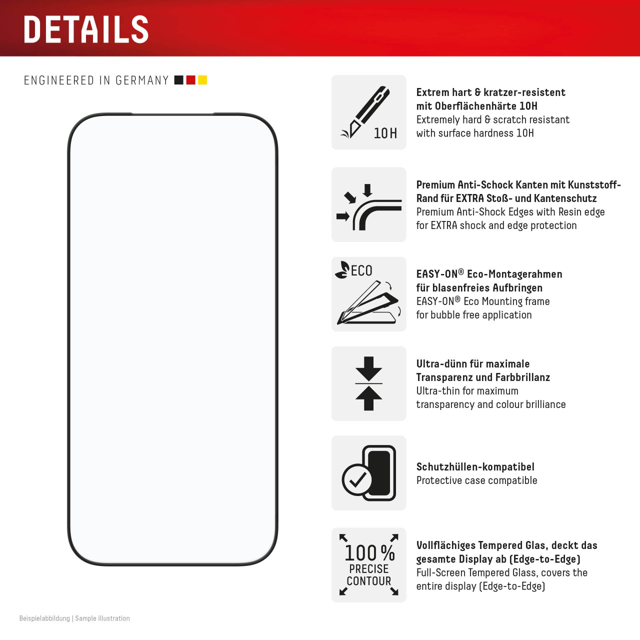 iPhone 17/17 Pro Premium Panzerglas