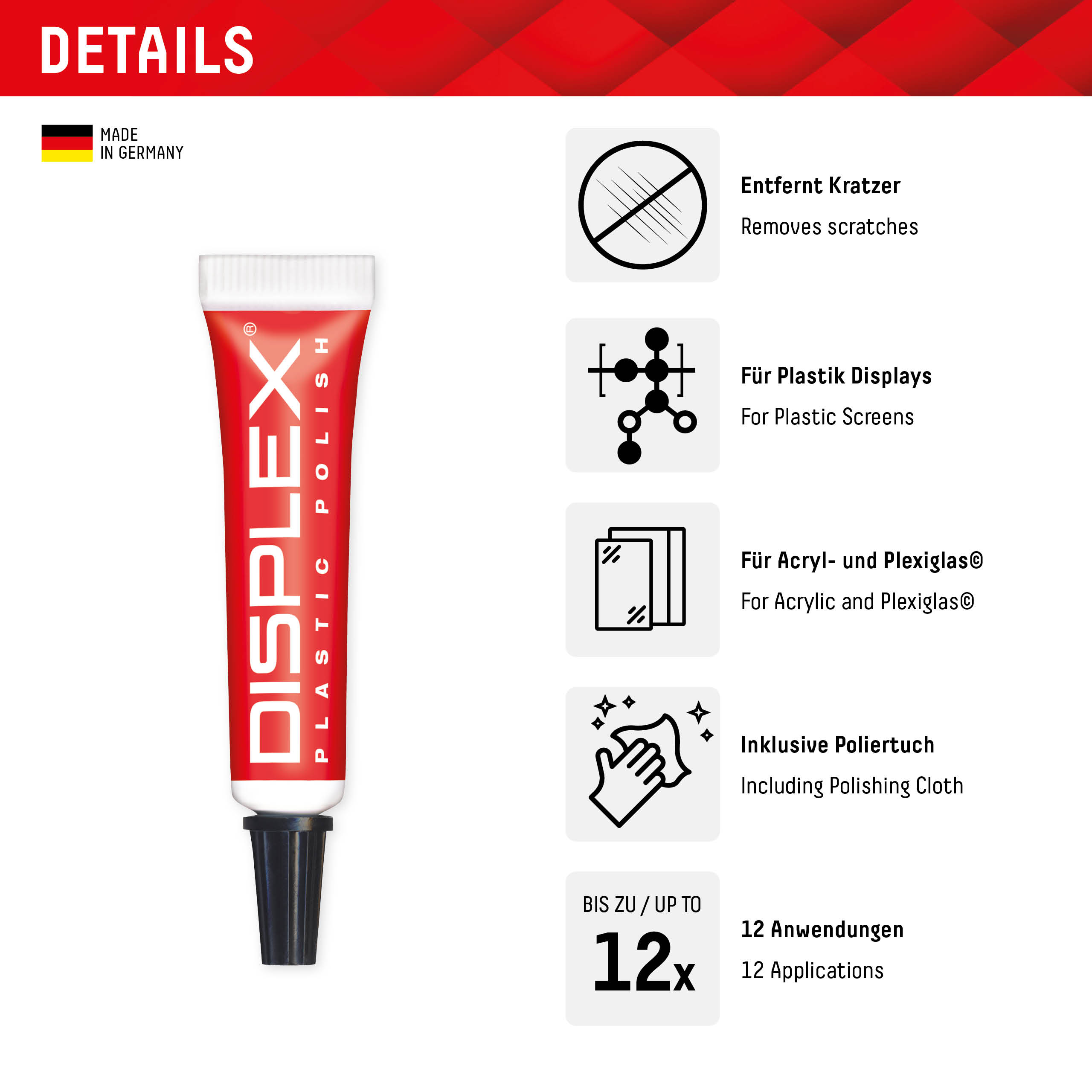 Buy DISPLEX PLASTIC Repair Polish Scratch remover for mobile phone display