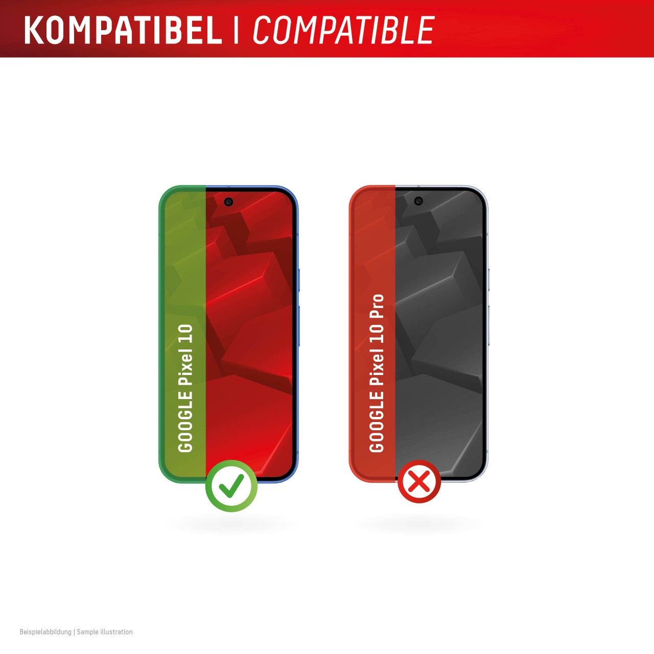 DISPLEX Panzerglas + Handyhülle Google Pixel 10