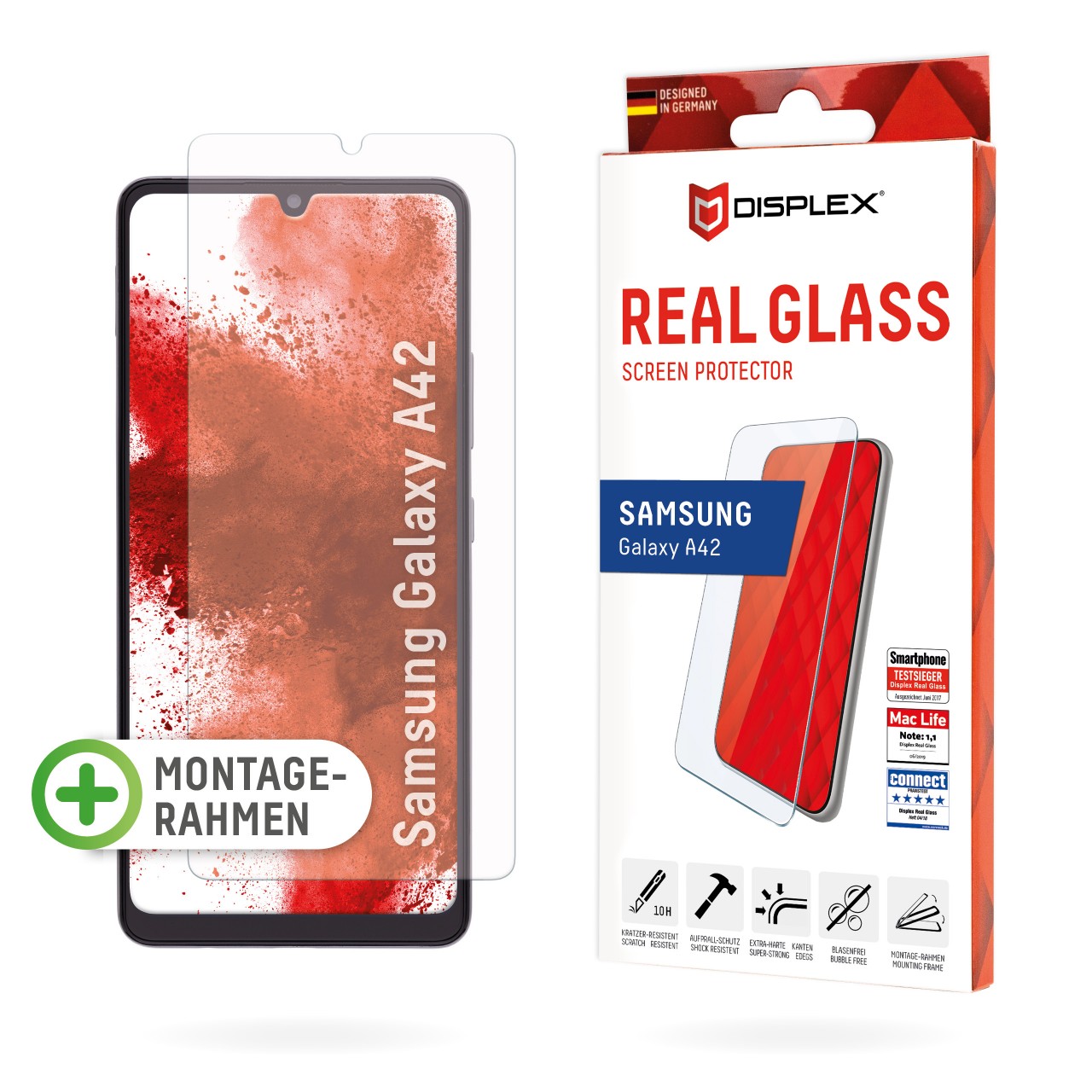 Samsung Galaxy A42 Schutzglas (2D)