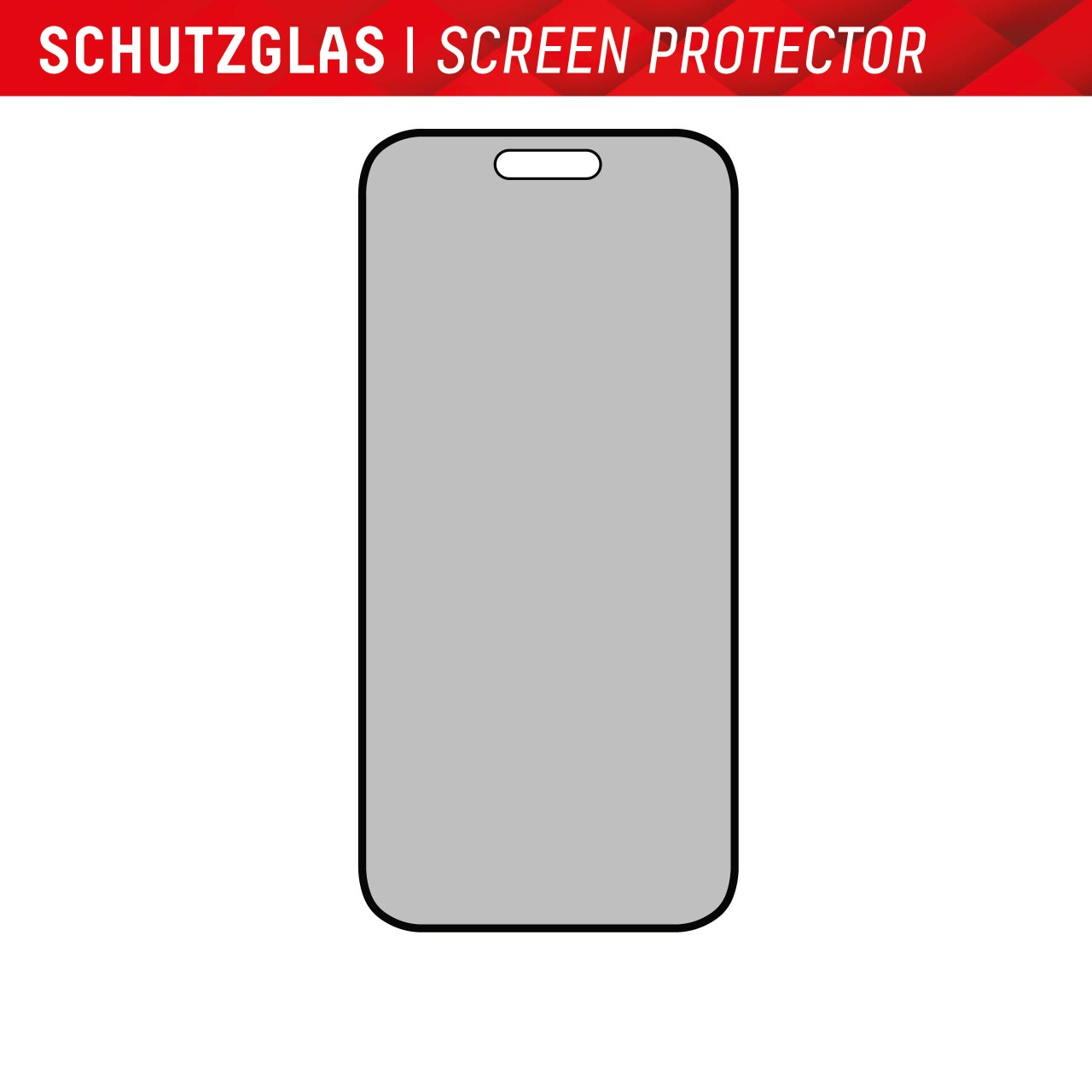 iPhone 15, iPhone 15 Pro Privacy Schutzglas
