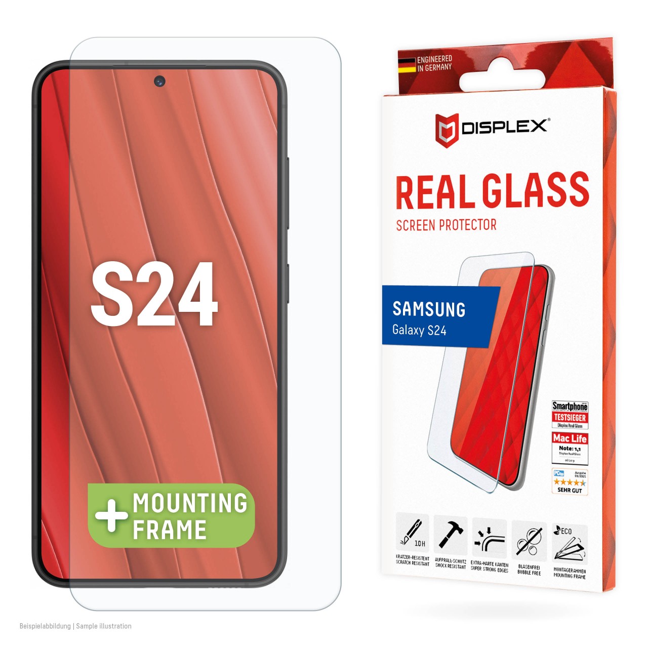 Samsung Galaxy S24 Schutzglas (2D)