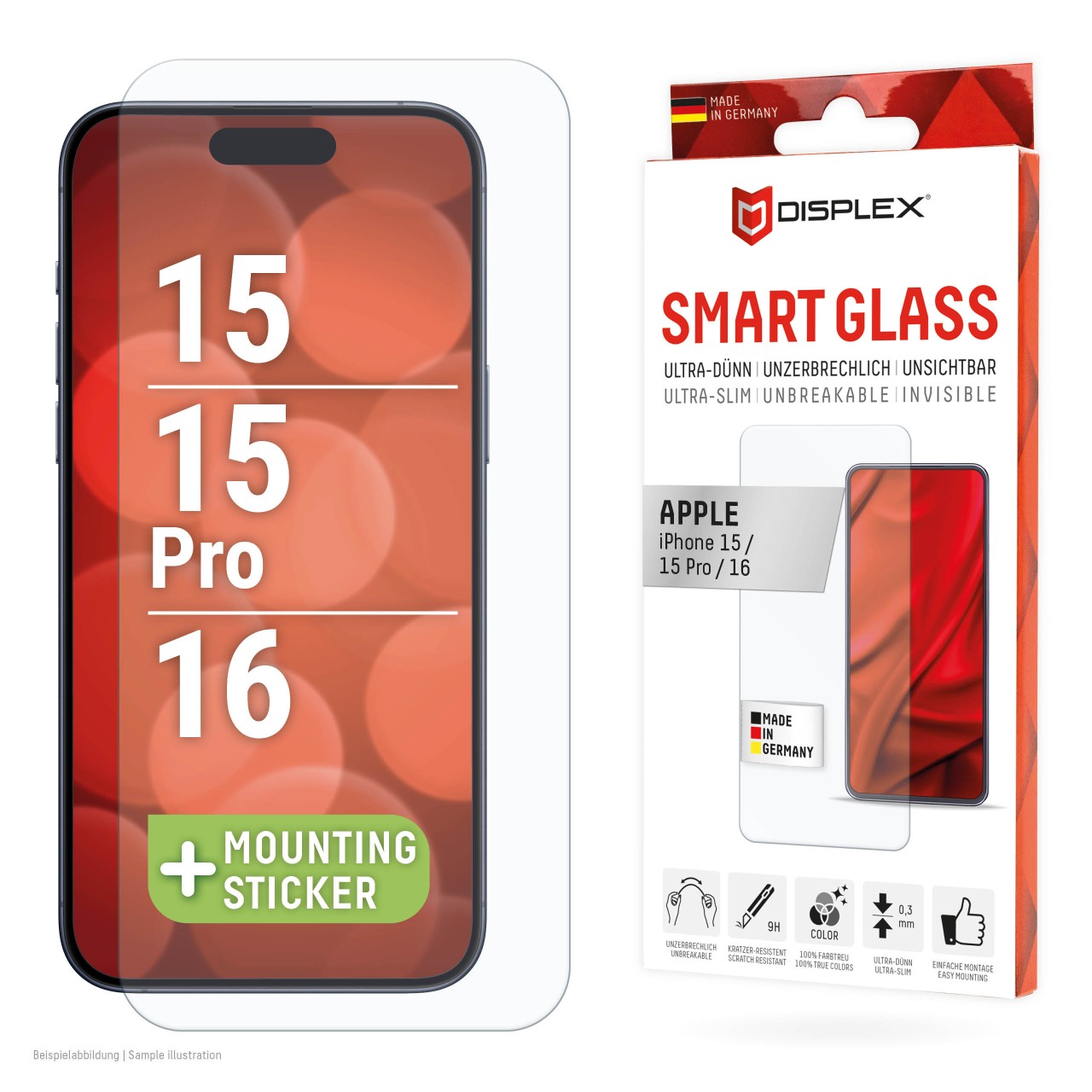 iPhone 16/15/15 Pro Smart Glass