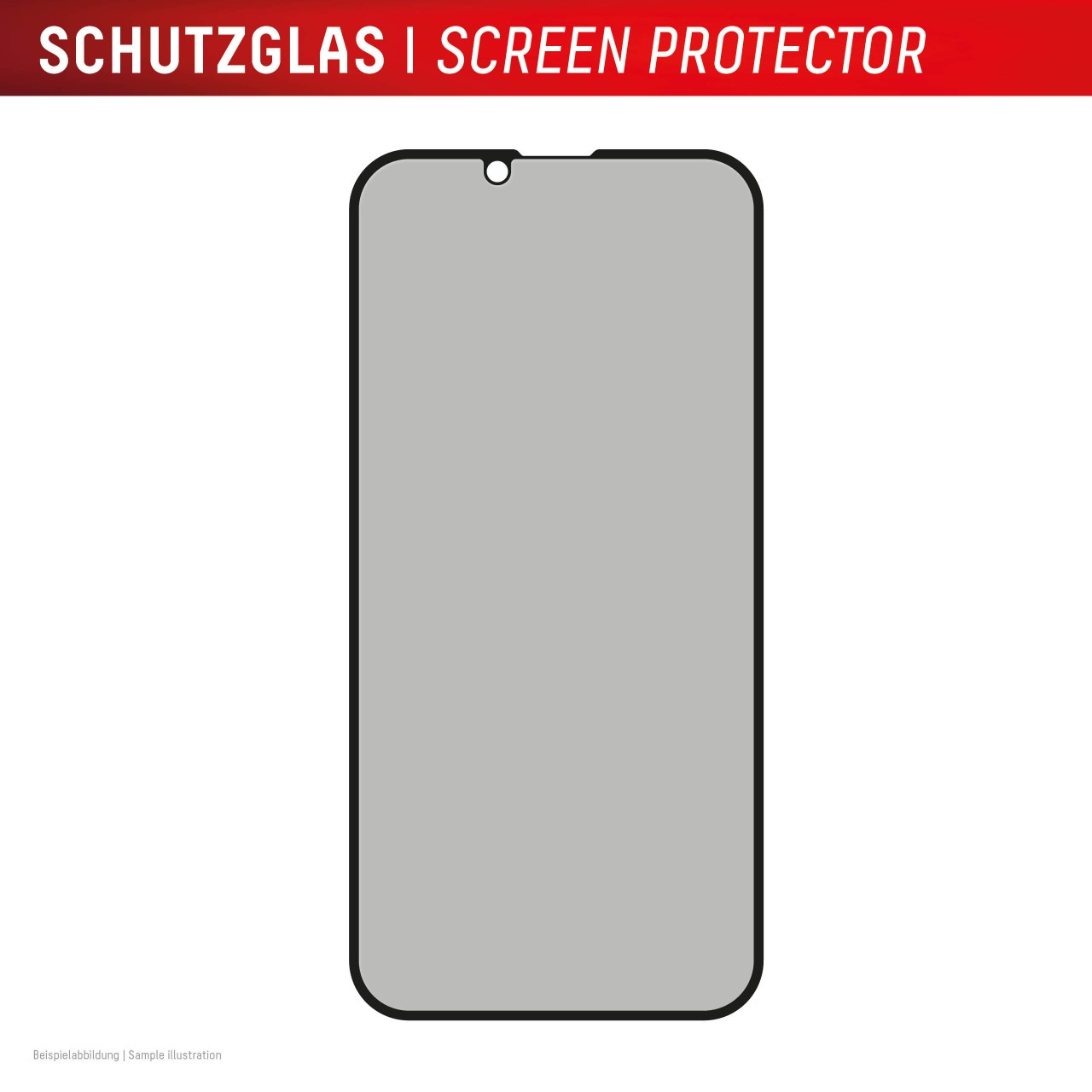 iPhone 16e/17e Privacy Panzerglas mit Mount Master