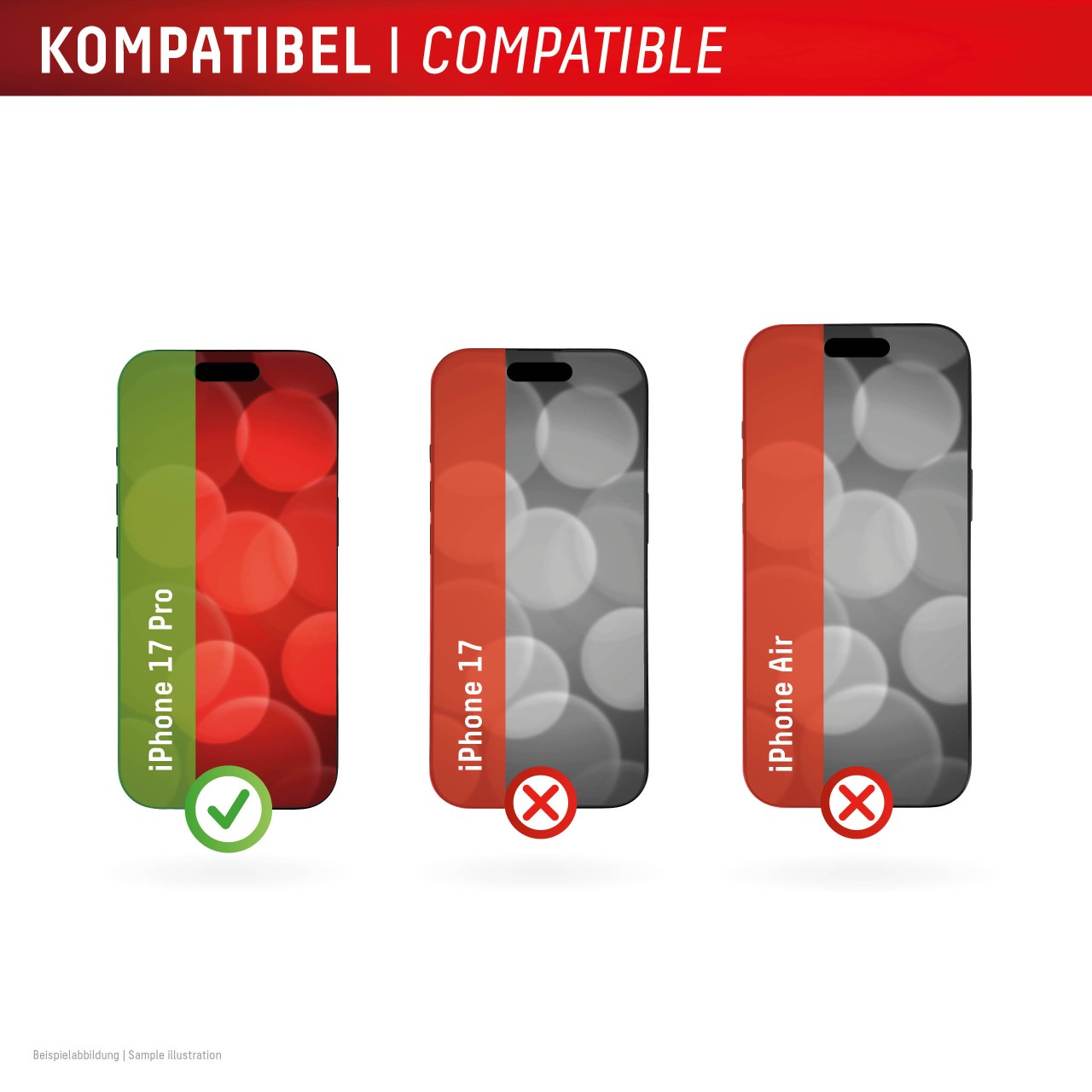 iPhone 17 Pro Premium Anti-Reflex Panzerglas (super-entspiegelt)