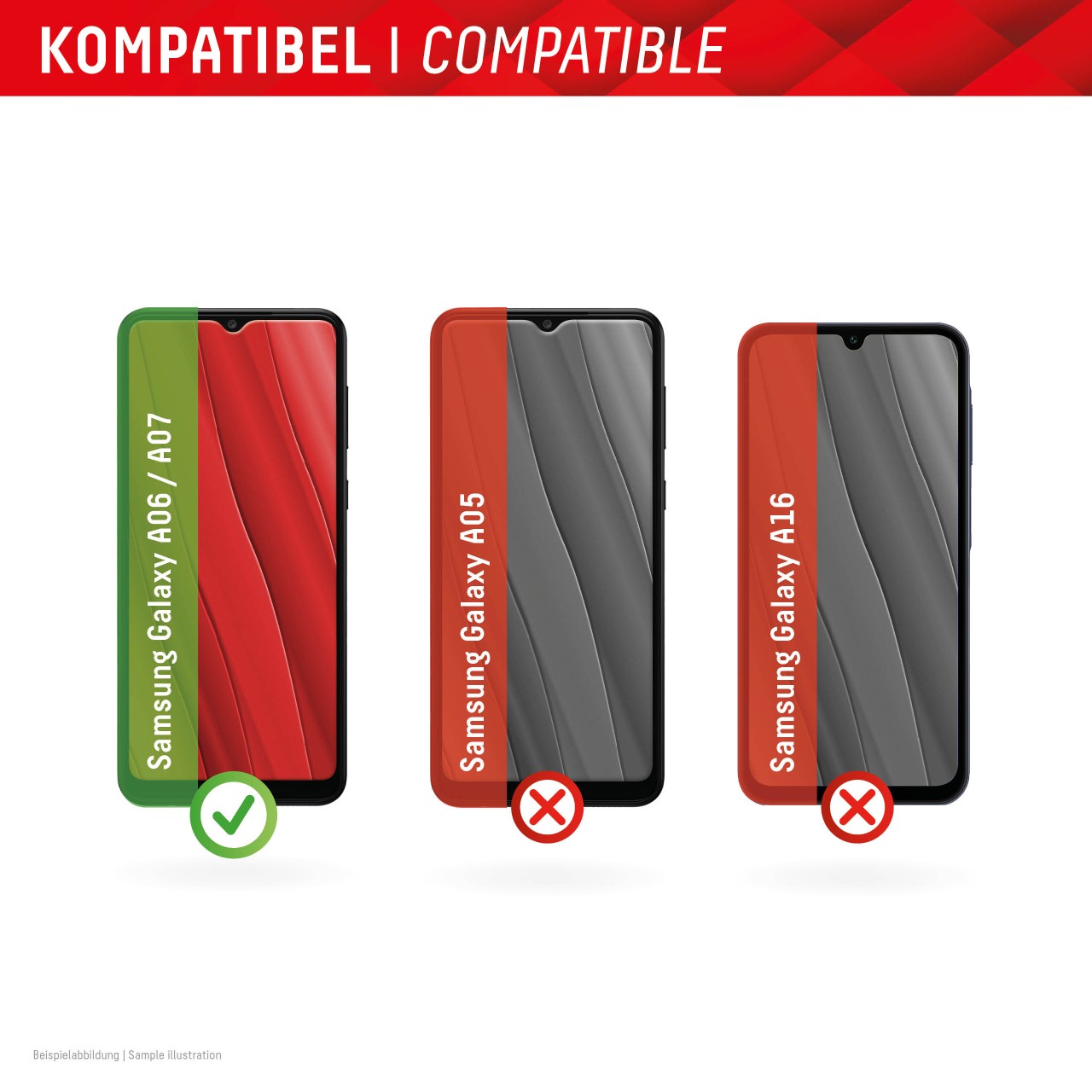 Real Glass for Samsung Galaxy A06/A07, 2D