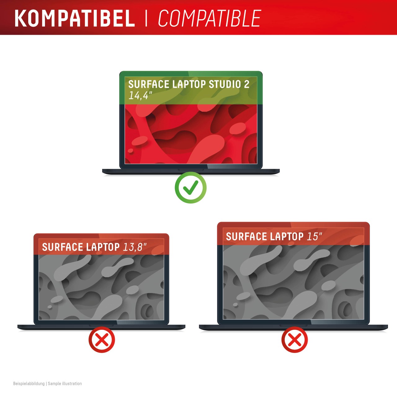DISPLEX Privacy Safe MS Surface Laptop Studio 2, 14,4'', 3:2