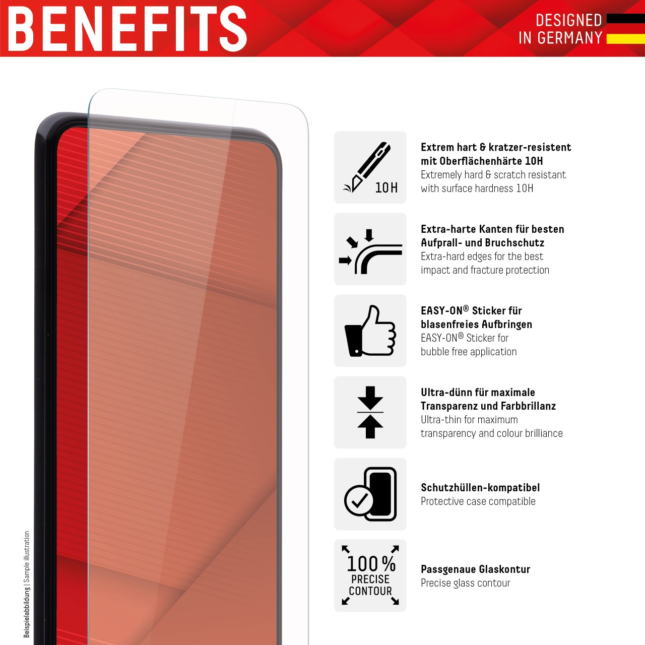 OPPO Reno4 5G Schutzglas (2D)