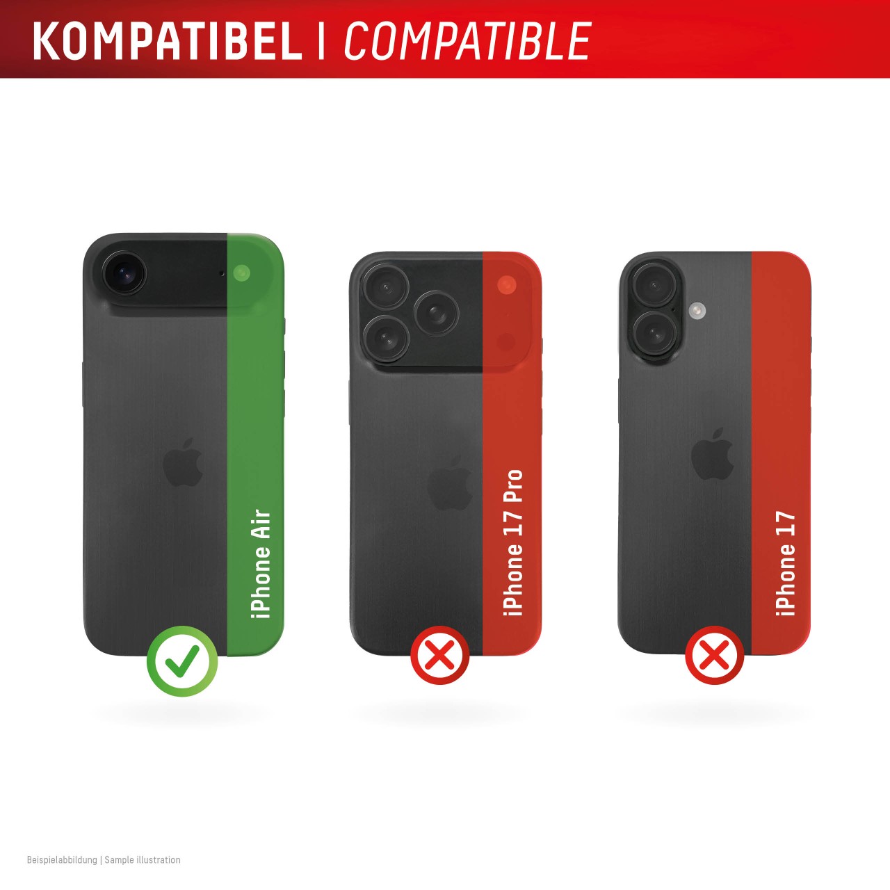 iPhone Air Premium camera protection single rings