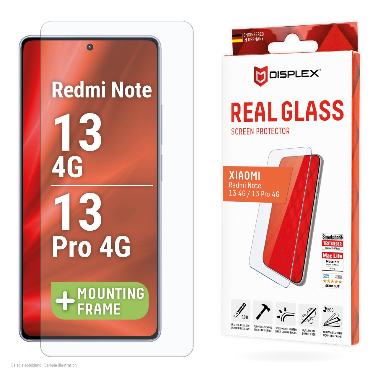 Xiaomi Redmi Note 13 4G/13 Pro 4G Schutzglas (2D)
