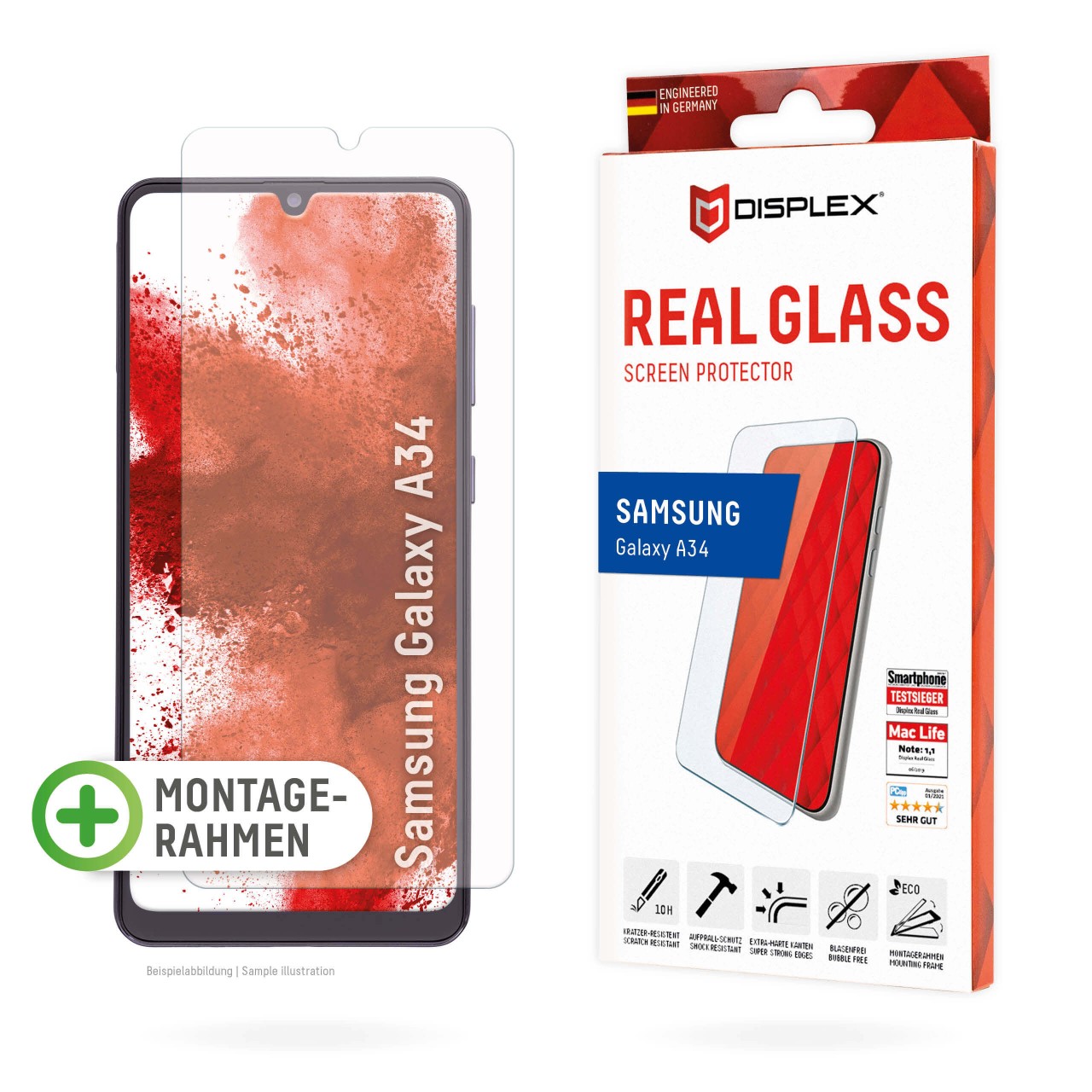 DISPLEX® Schutzglas für Samsung Galaxy A34
