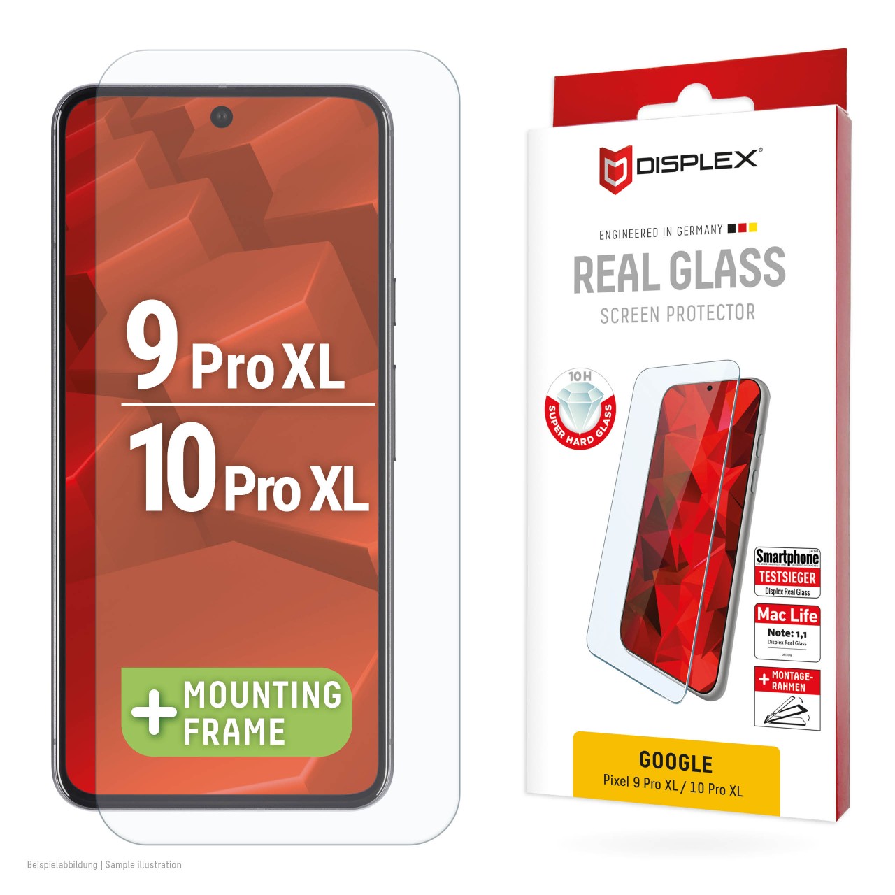 Google Pixel 9 Pro XL, Pixel 10 Pro XL Screen Protector (2D)