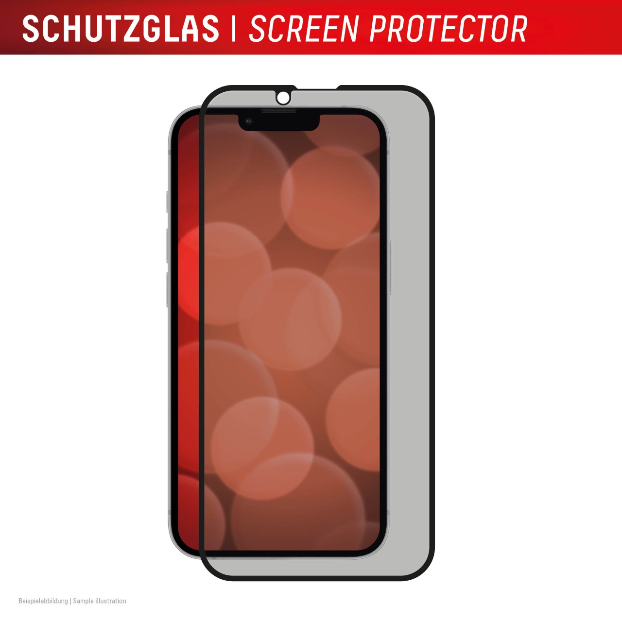 iPhone 16e/17e Privacy Panzerglas mit Mount Master
