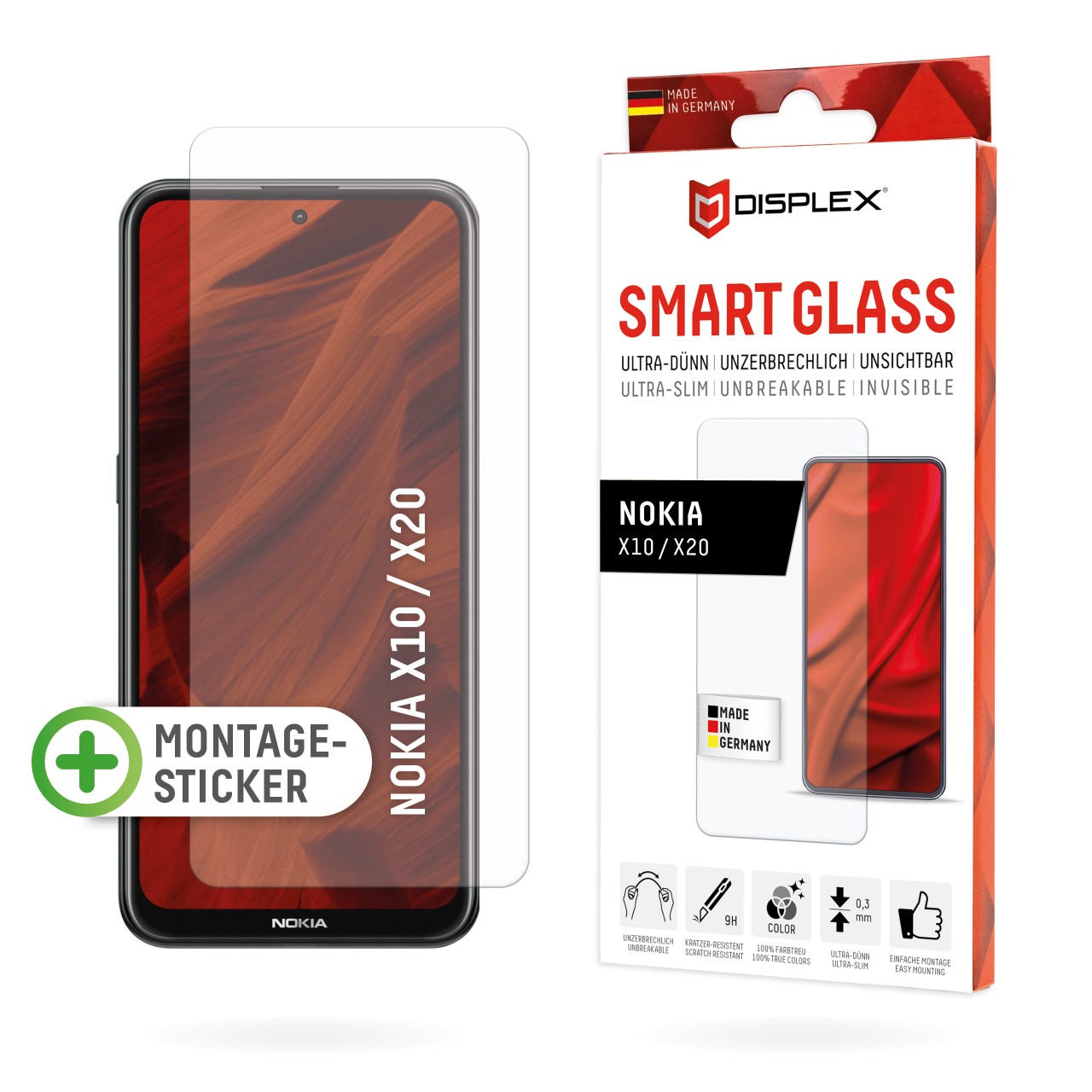 NOKIA X10/X20 Smart Glass (2D)