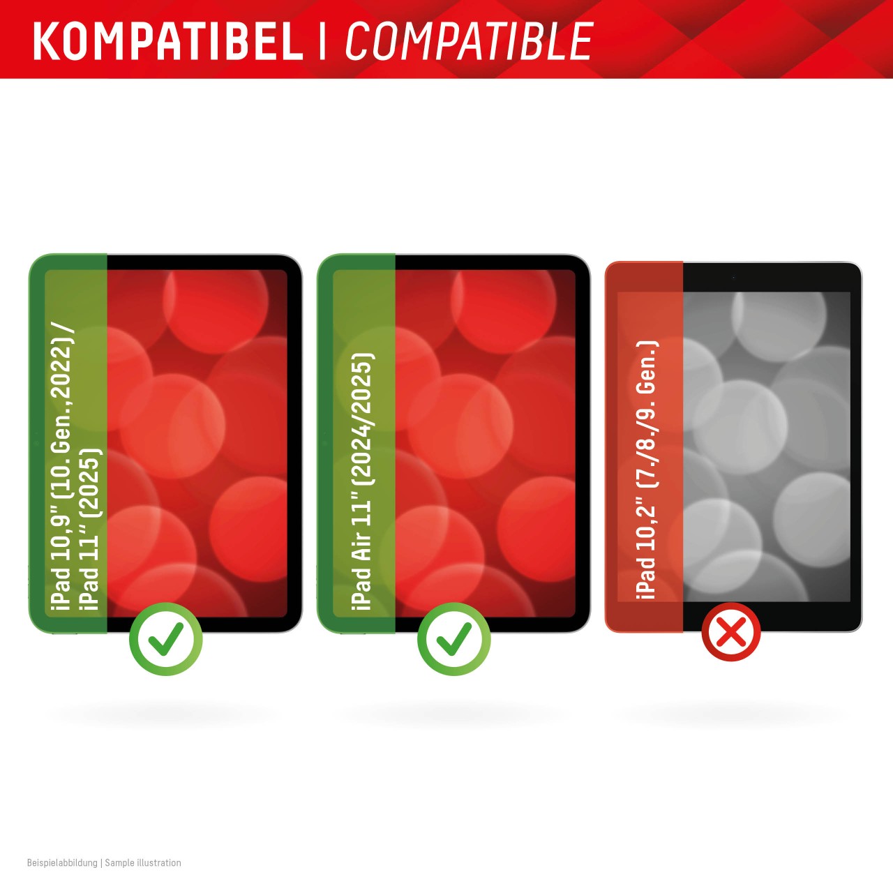 iPad 10,9"(10.) / iPad 11" (2025) / iPad Air 11"(2024/2025) Tablet Schreibfolie