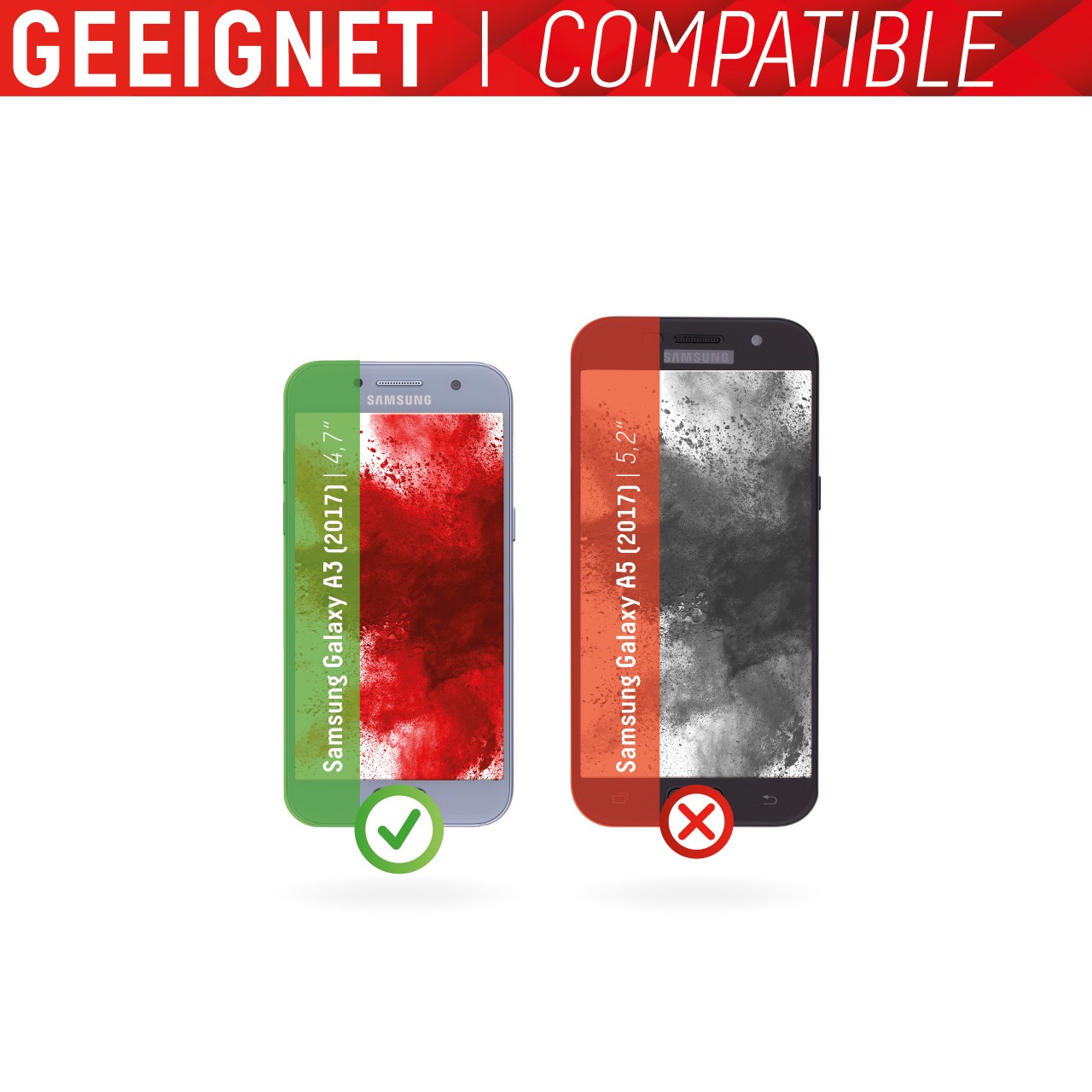 Galaxy A3 (2017) Schutzglas (2D)