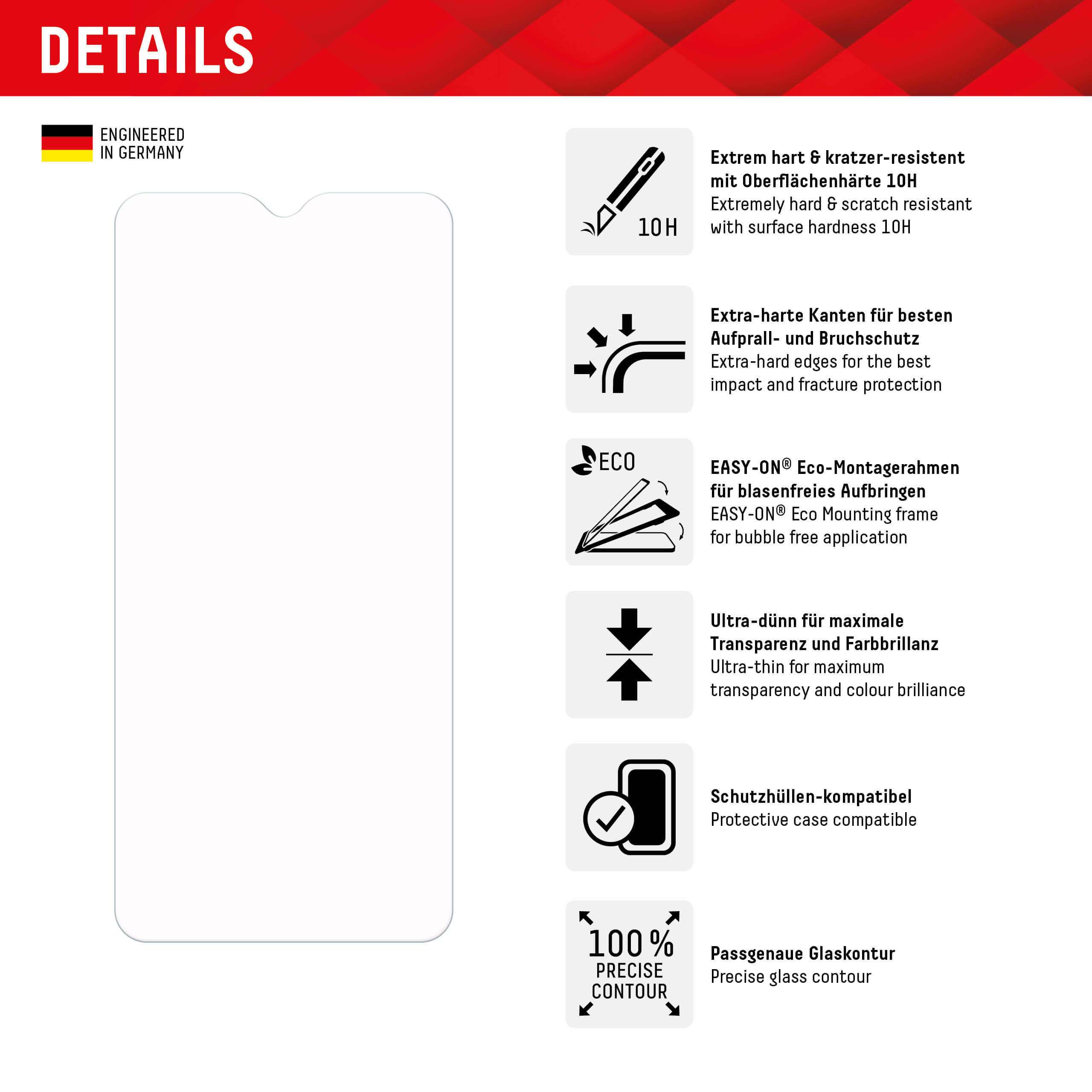 Xiaomi Redmi 12C Screen Protector - Impact