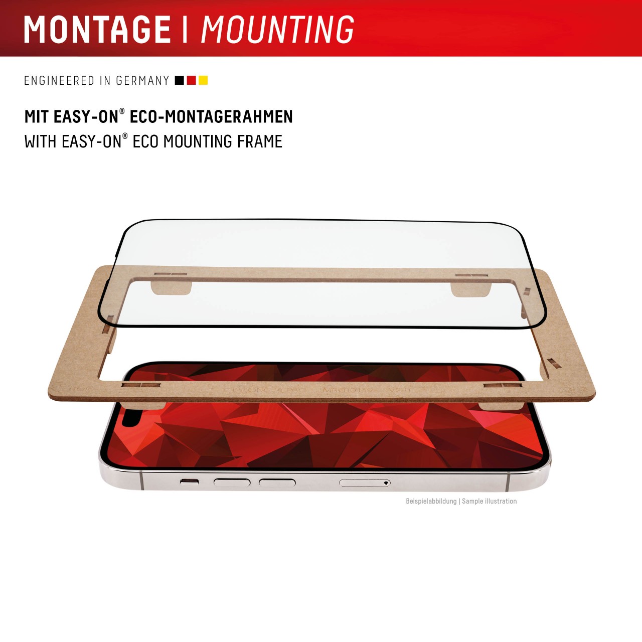 iPhone 16 Pro Max Premium Anti-Reflex Panzerglas (super-entspiegelt)