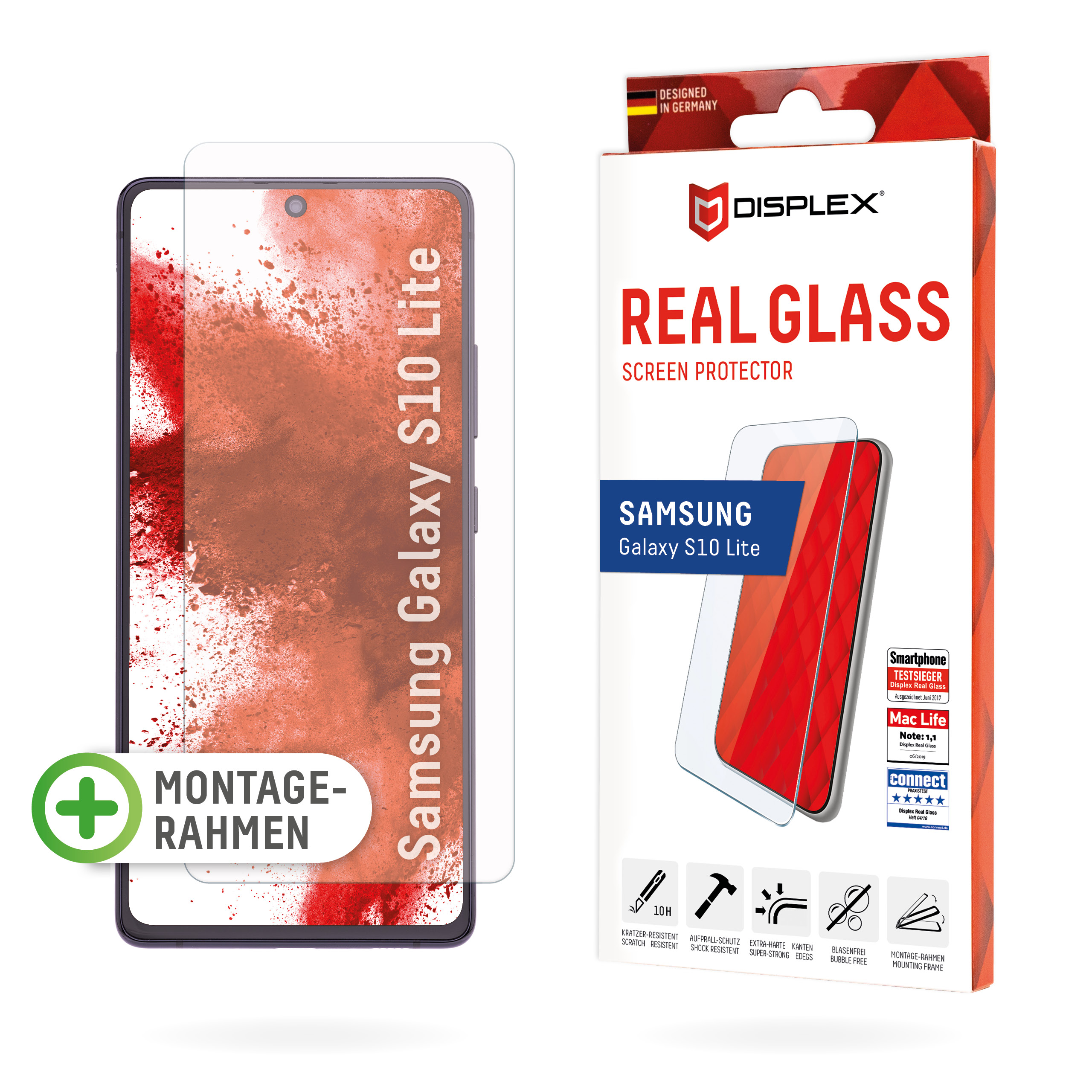 Samsung Galaxy S10 Lite Schutzglas (2D)