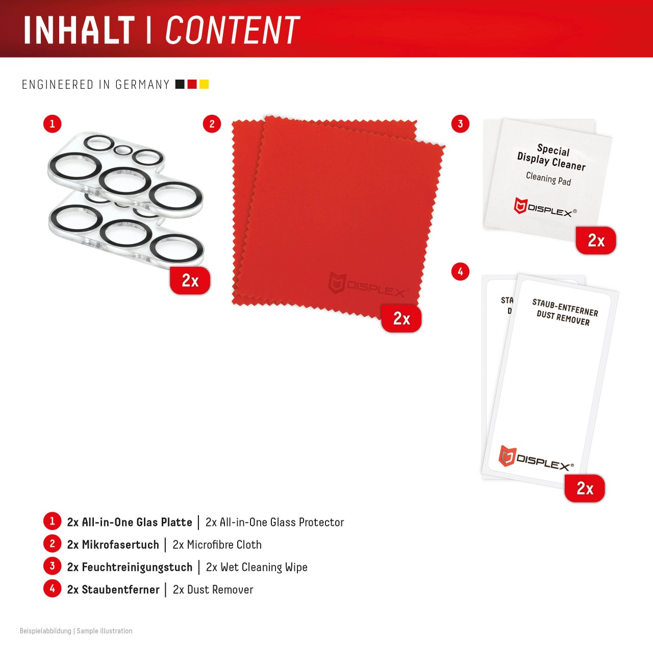 Samsung Galaxy S26 Ultra All-in-one Kamera Schutzglas, 2 Stück