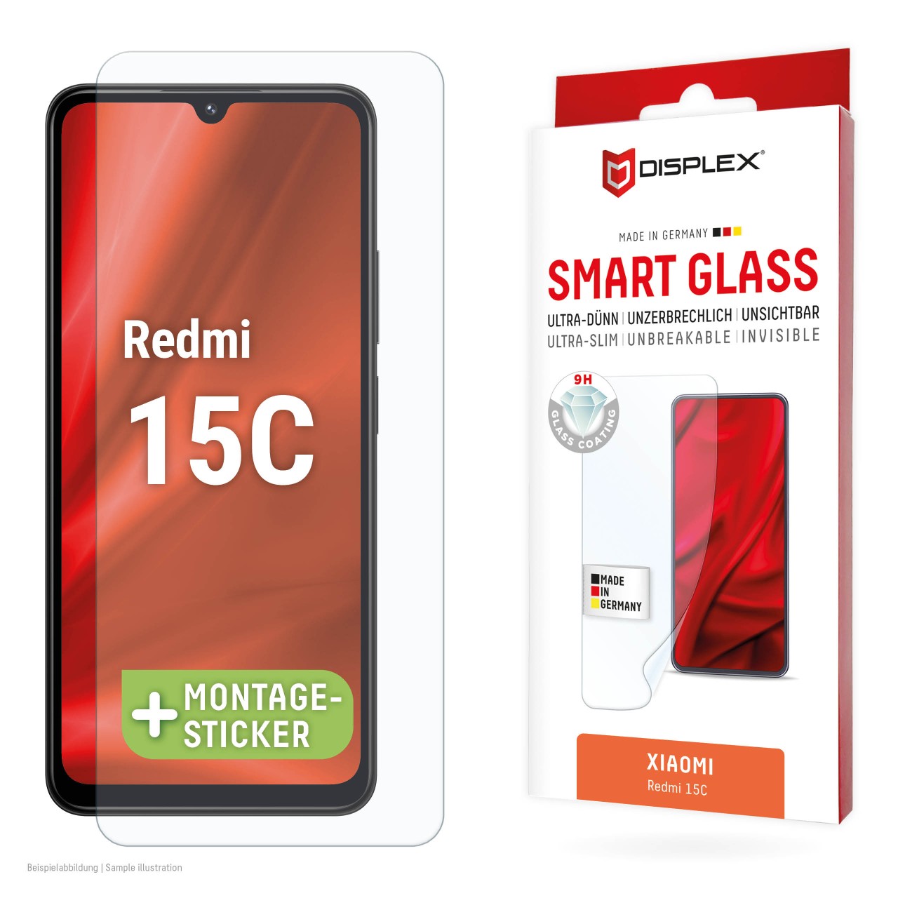Xiaomi Redmi 15C Displayschutzfolie (9H)