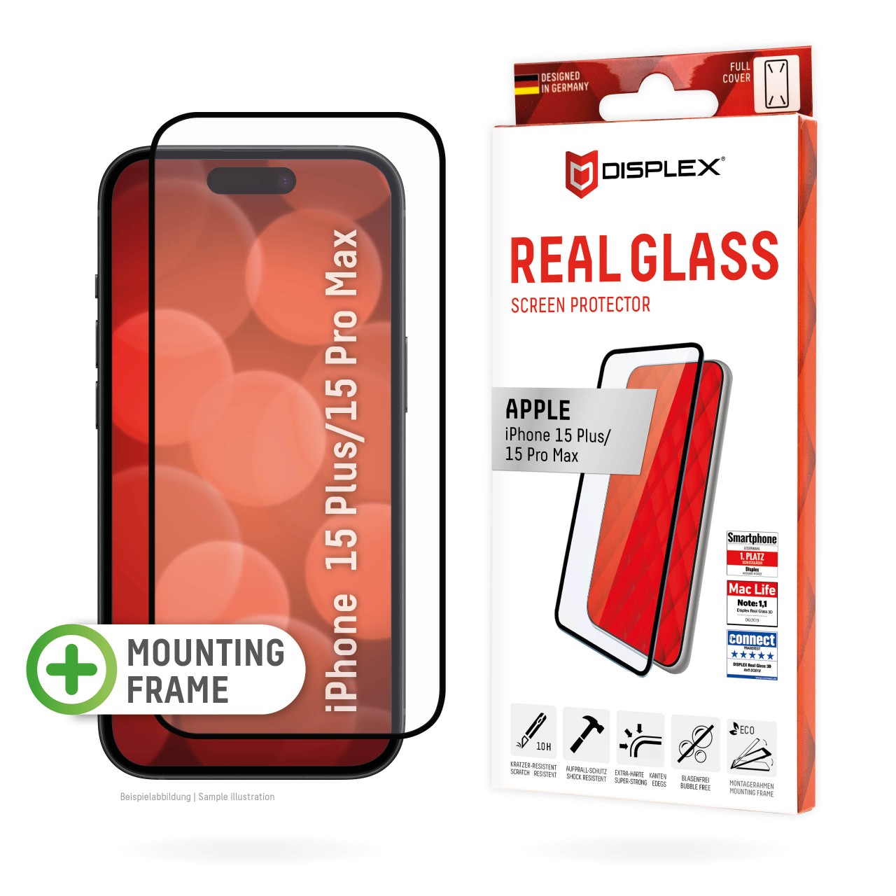 iPhone 15 Pro Max, iPhone 15 Plus Full Cover Screen Protector