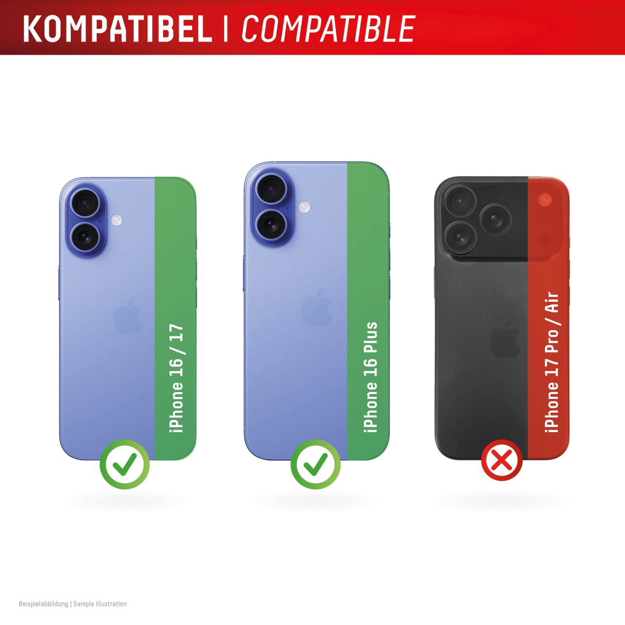 iPhone 16/16 Plus/17 Premium Kamera Schutzringe