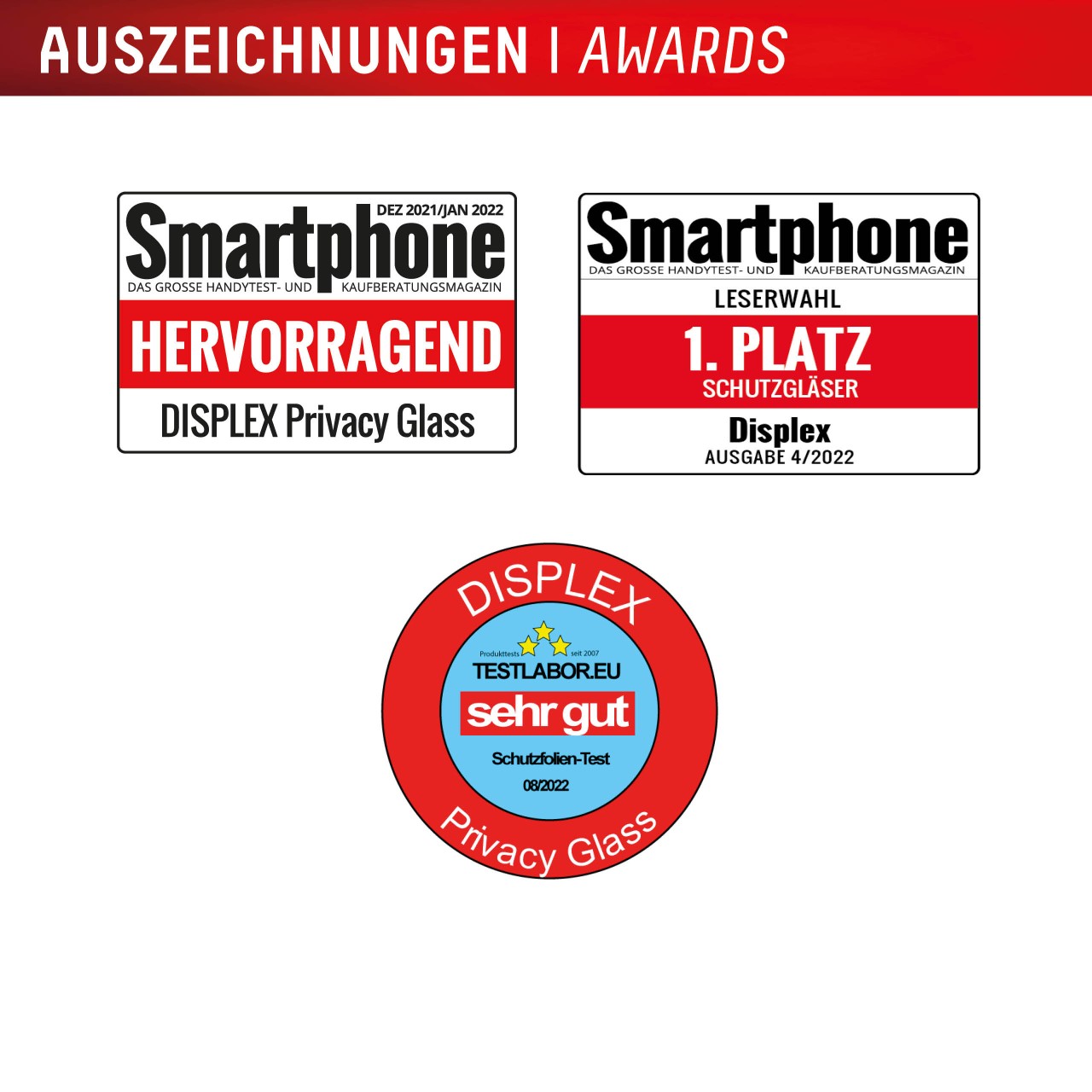 iPhone 16e/17e Privacy Panzerglas mit Mount Master