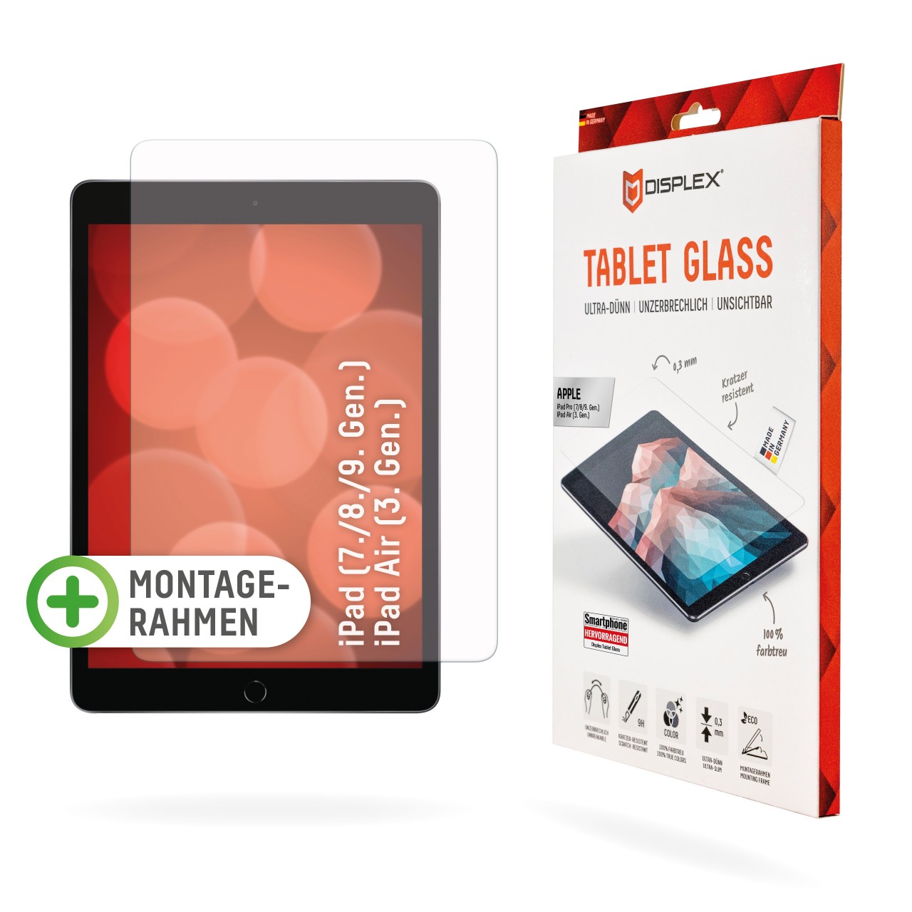 iPad (7./8./9. Gen.)/Air (3. Gen.) Tablet Glass